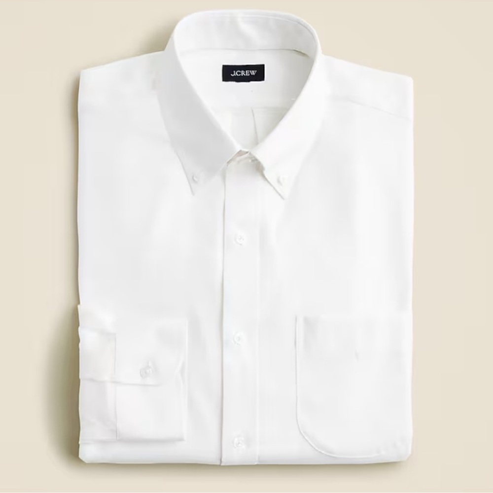 J.Crew Slim Bowery wrinkle-free dress shirt with button-down collar
